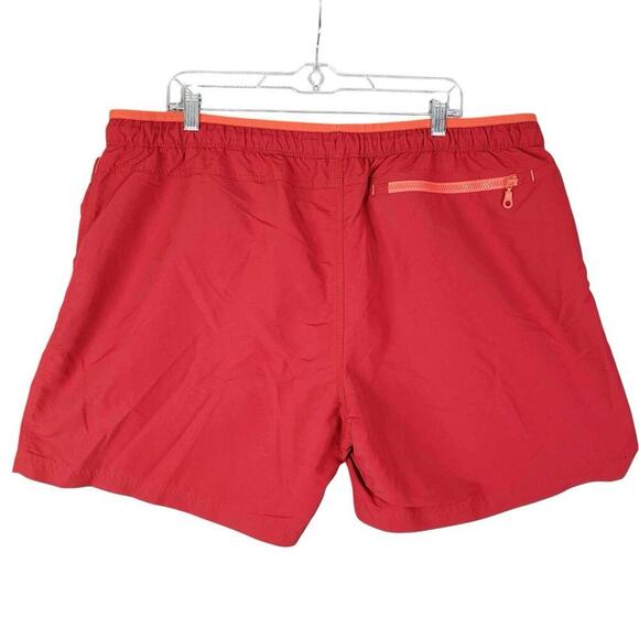 Duluth Trading Co Mens Shorts Swim Trunks Red Size XXL 2XL Drawstring Lined - Picture 3 of 9